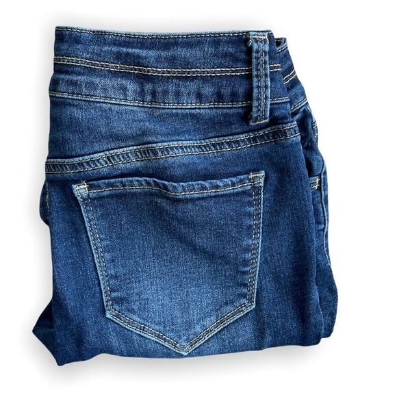 Girls Kohls So Double Button Distressed Surplice Denim Jean Leggings - Sz 14 - Picture 2 of 2